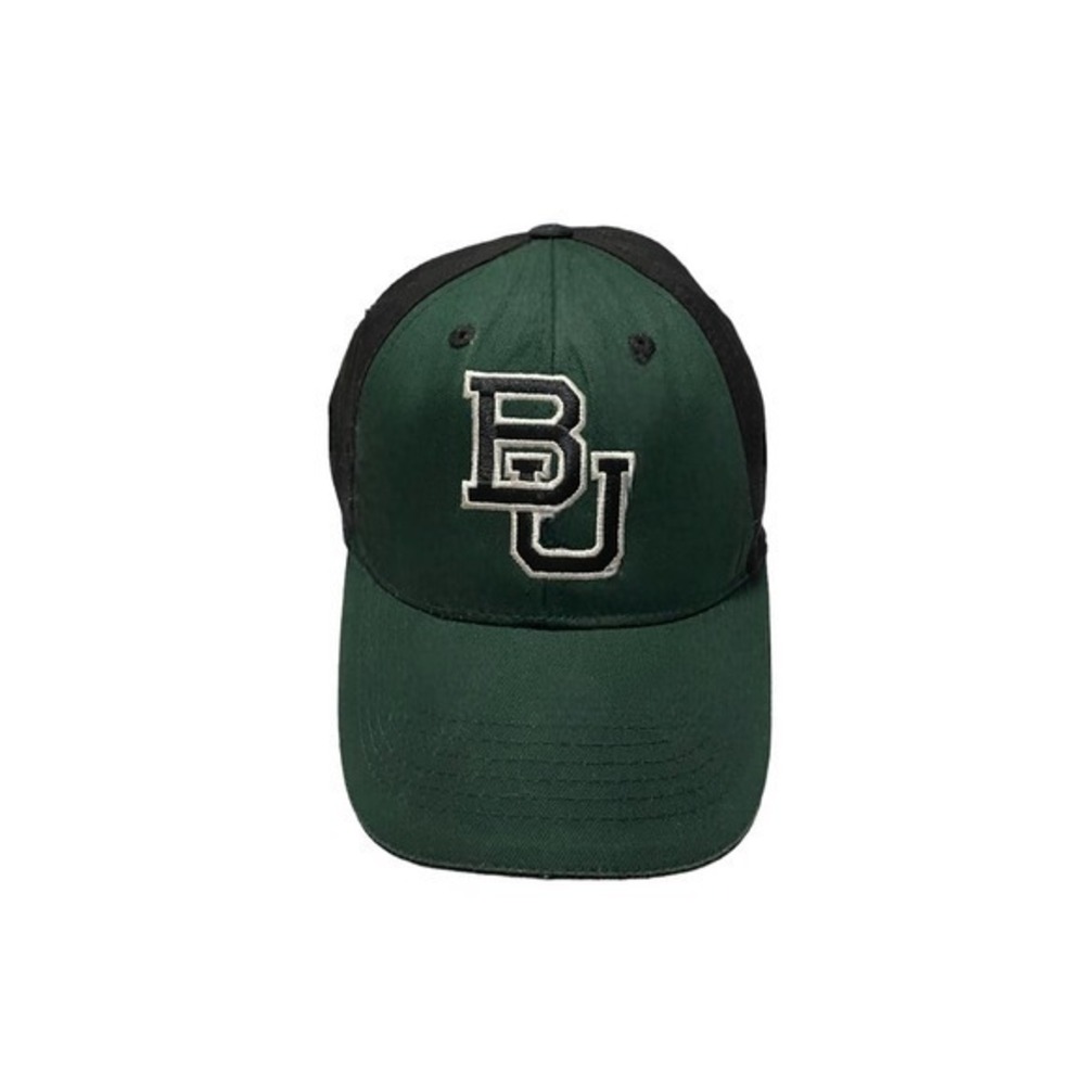 BAYLOR BEARS Adult Embroidered Green/Black Cap BY Captivating Head Gear One Size